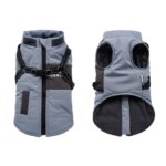 Pet Dog Wind Breaker with Dual D Leash Vest Dog Jacket Warm Dog Hoodie Warm Dog Clothes - Image 3