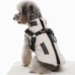 Pet Dog Wind Breaker with Dual D Leash Vest Dog Jacket Warm Dog Hoodie Warm Dog Clothes - Image 4
