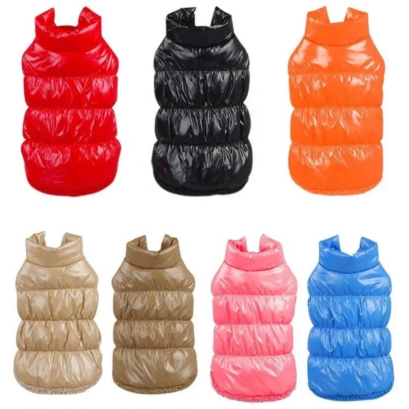 Winter Warm Fleece Dog Coat & Padded Vest Universal for Puppy & Cat Soft Thickened Pet Clothes for Cold Weather