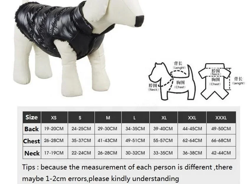 Winter Warm Fleece Dog Coat & Padded Vest Universal for Puppy & Cat Soft Thickened Pet Clothes for Cold Weather