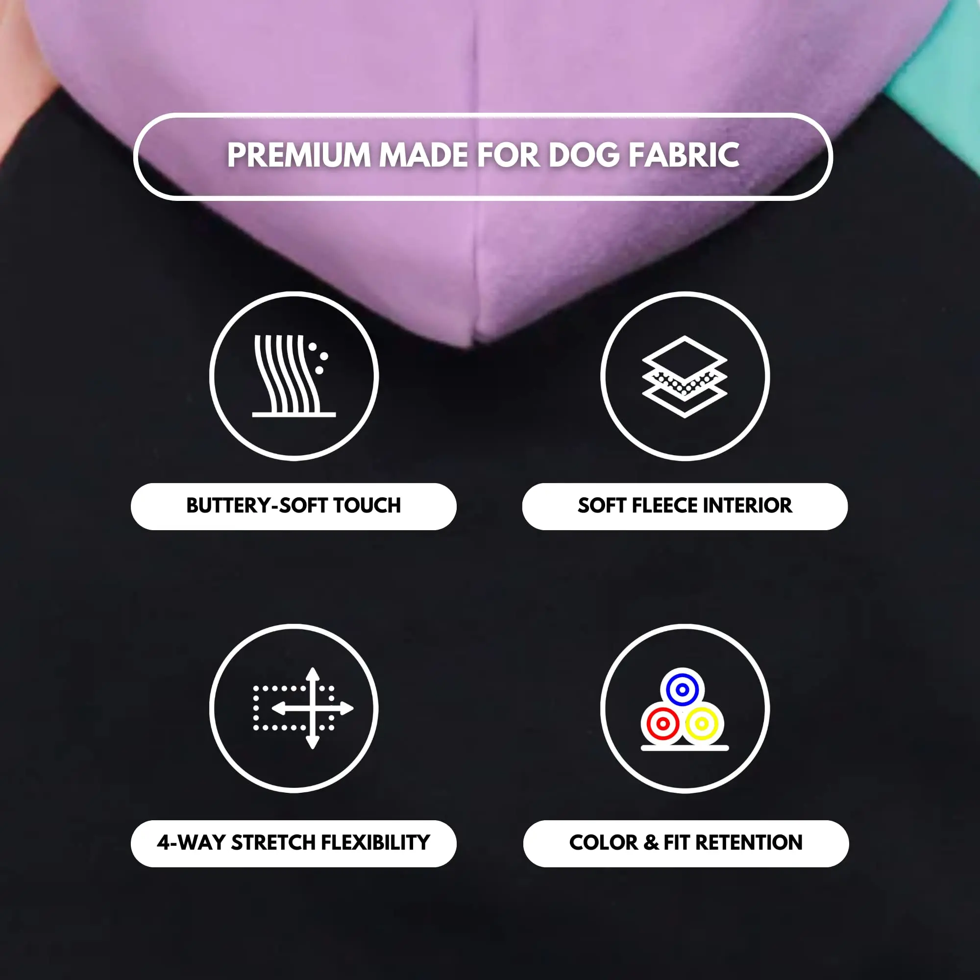 Dog Hoodie - Premium Quality, Buttery Soft, Superior Comfort and Fit, Calming Interior Material, Suitable for All Breeds Dog Hoodie - Premium Quality, Buttery Soft, Superior Comfort and Fit, Calming Interior Material, Suitable for All Breeds