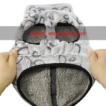 Autumn Winter Puppy Jacket Soft Fleece Clothes For Small Dogs Overalls Cute Paw Print Chihuahua Coat Yorkshire Vest Pet Costume - Image 4