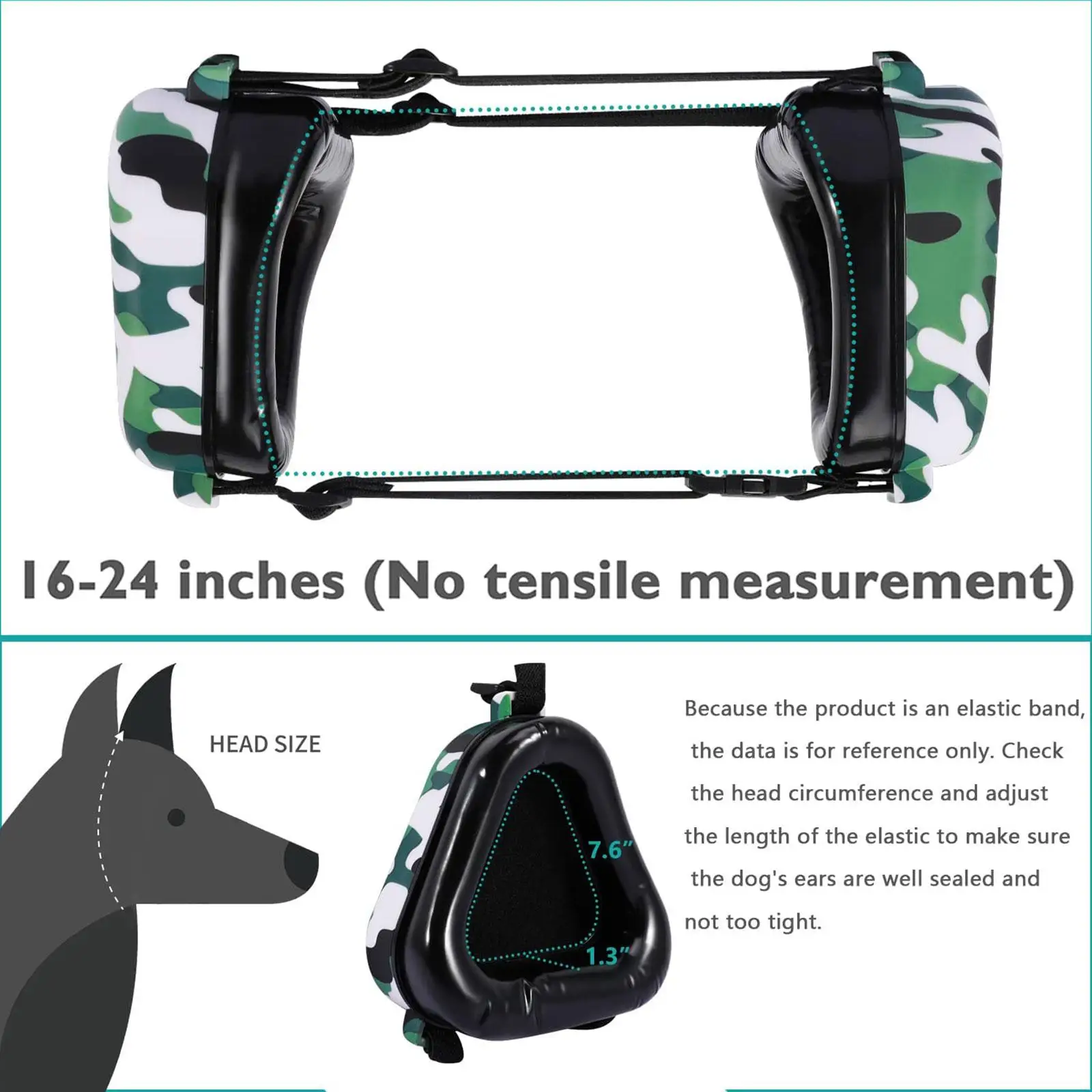Dog Noise Reduction Earmuffs Pet Earmuffs Head-worn Hearing Protection Anti-noise Dogs Supplies Pet Noise Reduction Cover