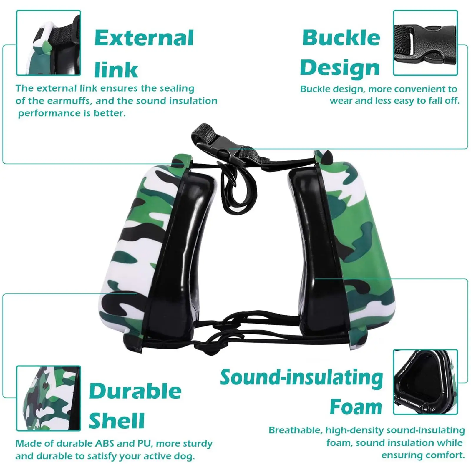 Dog Noise Reduction Earmuffs Pet Earmuffs Head-worn Hearing Protection Anti-noise Dogs Supplies Pet Noise Reduction Cover