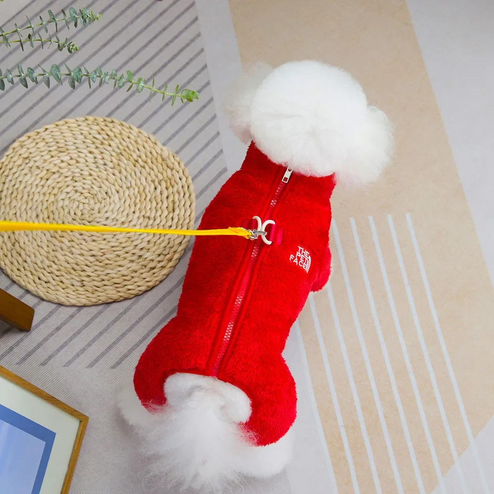 Winter Warm Pet Clothes Thick Warm Plush Dog Coat Jacket with Zipper for Small Dogs Cats Cozy Fleece Jumpsuit Chihuahua Costume Winter Warm Pet Clothes Thick Warm Plush Dog Coat Jacket with Zipper for Small Dogs Cats Cozy Fleece Jumpsuit Chihuahua Costume