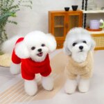 Winter Warm Pet Clothes Thick Warm Plush Dog Coat Jacket with Zipper for Small Dogs Cats Cozy Fleece Jumpsuit Chihuahua Costume - Image 3