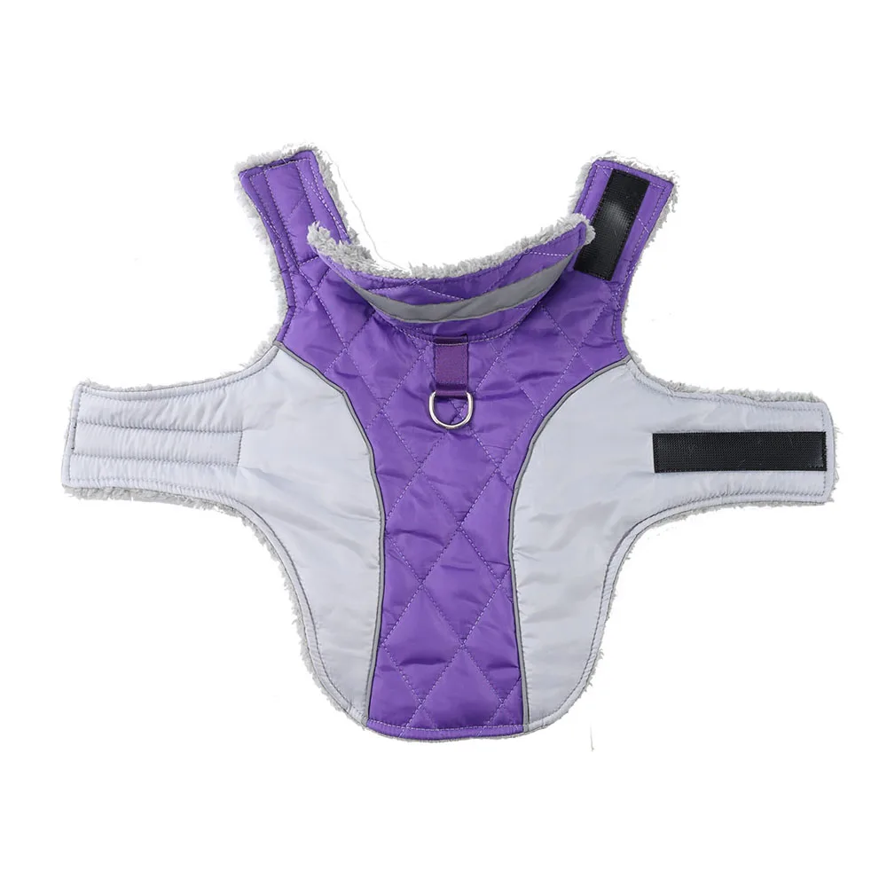 Winter Warm Dog Clothes High Collar Windproof Jacket For Small Large Dogs Cats Reflective Waterproof Pet Vest Coat Pug Overalls Winter Warm Dog Clothes High Collar Windproof Jacket For Small Large Dogs Cats Reflective Waterproof Pet Vest Coat Pug Overalls