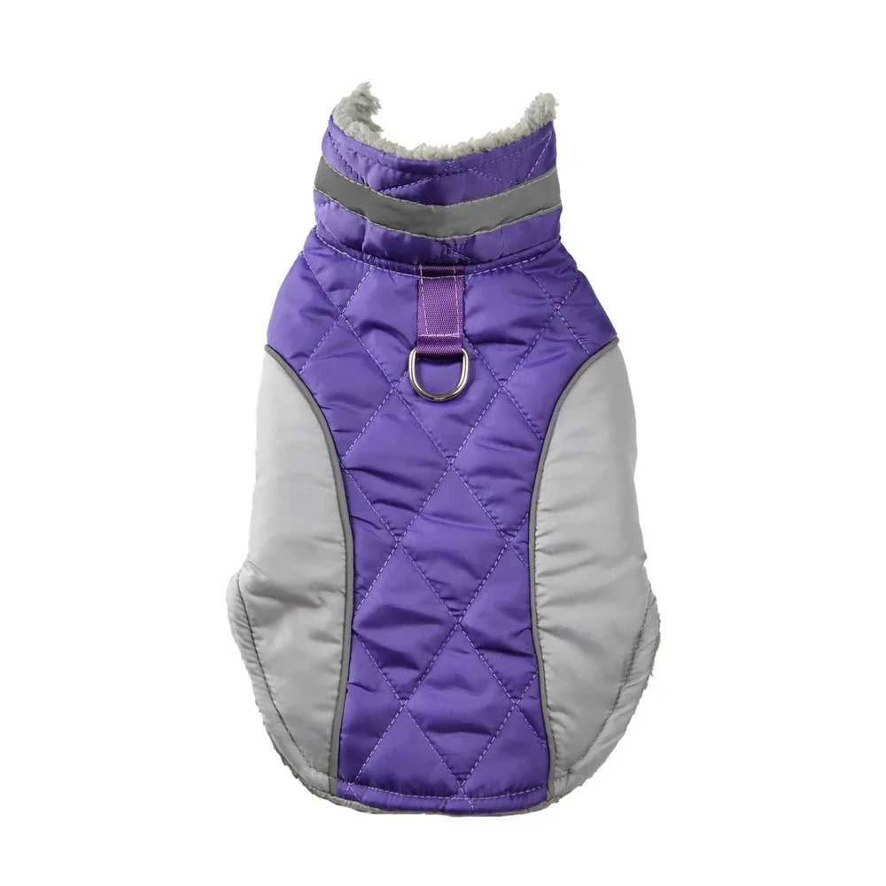 Winter Warm Dog Clothes High Collar Windproof Jacket For Small Large Dogs Cats Reflective Waterproof Pet Vest Coat Pug Overalls Winter Warm Dog Clothes High Collar Windproof Jacket For Small Large Dogs Cats Reflective Waterproof Pet Vest Coat Pug Overalls