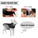 Winter Warm Dog Clothes High Collar Windproof Jacket For Small Large Dogs Cats Reflective Waterproof Pet Vest Coat Pug Overalls - Image 4