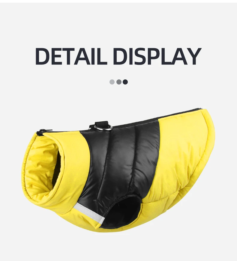 Winter Clothes for Dogs Warm Clothing Labrador Cotton Coat Harnesses Pet Products Clothes for Small Large Dog Reflective Stripe Winter Clothes for Dogs Warm Clothing Labrador Cotton Coat Harnesses Pet Products Clothes for Small Large Dog Reflective Stripe