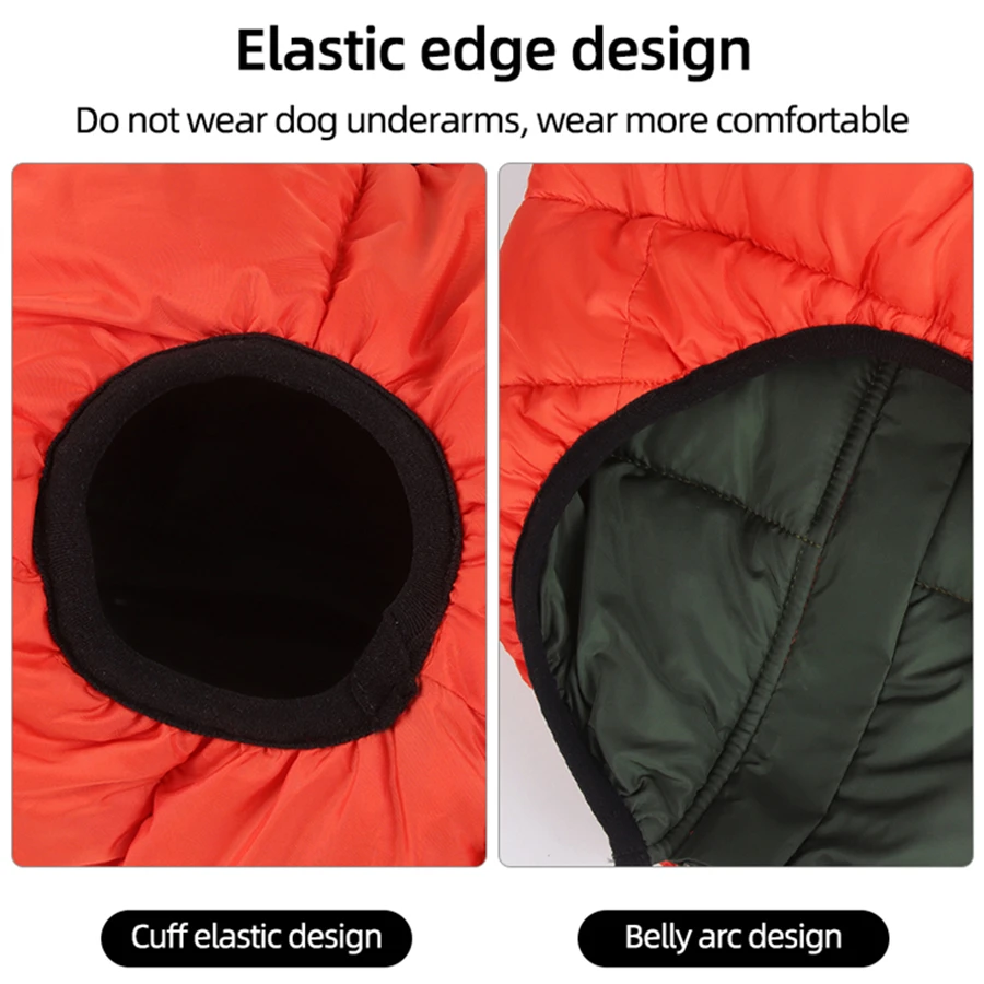 Autumn Winter New Double-Sided Warm Dog Cotton Clothes Pet Clothes One Piece through the Winter Dog Clothes Autumn Winter New Double-Sided Warm Dog Cotton Clothes Pet Clothes One Piece through the Winter Dog Clothes