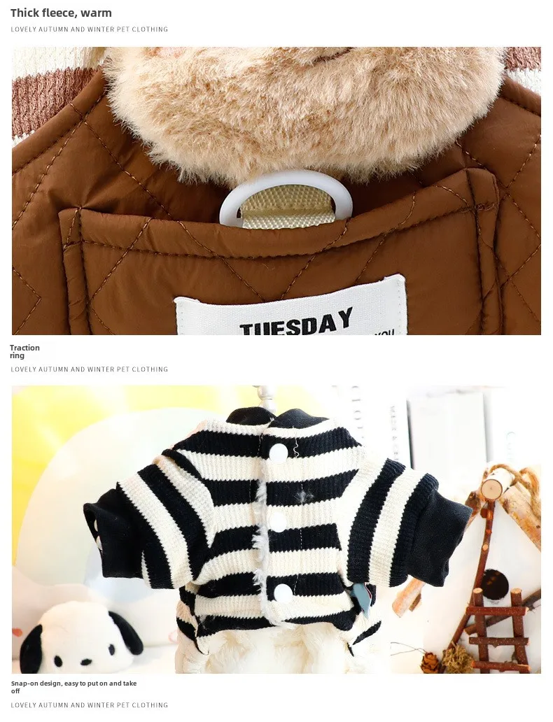 Winter Pet Dog Vest Jacket for Small Medium Dogs Cats pet Warm Cotton Clothes Puppy Yorkie Chihuahua Coat Maltese Bulldog wear Winter Pet Dog Vest Jacket for Small Medium Dogs Cats pet Warm Cotton Clothes Puppy Yorkie Chihuahua Coat Maltese Bulldog wear