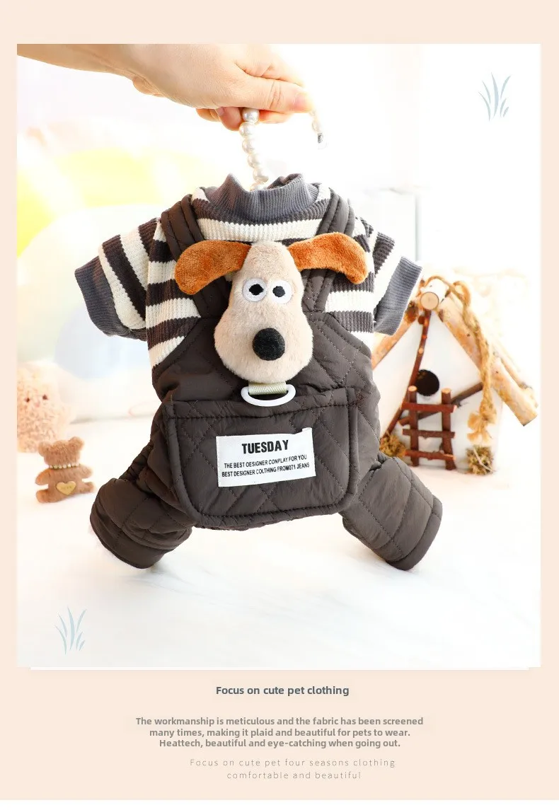 Winter Pet Dog Vest Jacket for Small Medium Dogs Cats pet Warm Cotton Clothes Puppy Yorkie Chihuahua Coat Maltese Bulldog wear