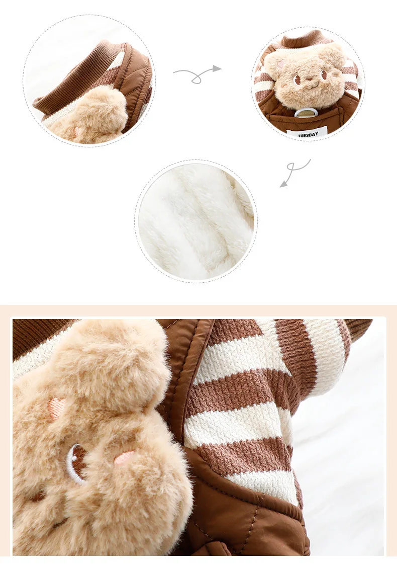 Winter Pet Dog Vest Jacket for Small Medium Dogs Cats pet Warm Cotton Clothes Puppy Yorkie Chihuahua Coat Maltese Bulldog wear