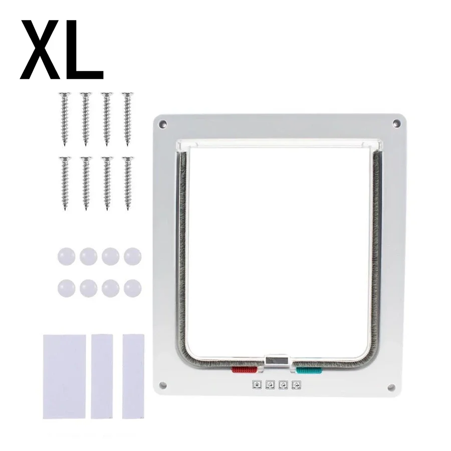 Weather Proof Cat Door 4 Way Locking for Cat up to 20 lbs for Interior Doors, Cabinet, Garage Doors 4 Sizes Pet Door Weather Proof Cat Door 4 Way Locking for Cat up to 20 lbs for Interior Doors, Cabinet, Garage Doors 4 Sizes Pet Door