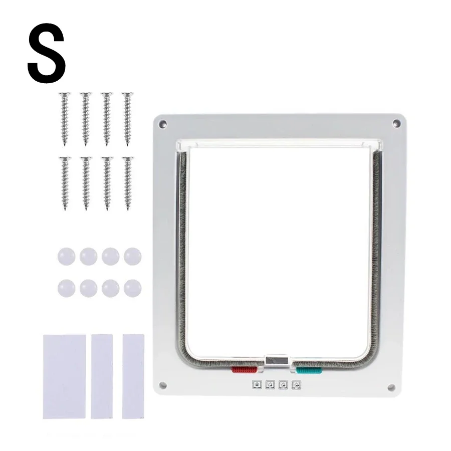 Weather Proof Cat Door 4 Way Locking for Cat up to 20 lbs for Interior Doors, Cabinet, Garage Doors 4 Sizes Pet Door Weather Proof Cat Door 4 Way Locking for Cat up to 20 lbs for Interior Doors, Cabinet, Garage Doors 4 Sizes Pet Door