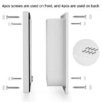 4 Way Lockable Dog & Cat Door,Pet Gate Allows Free Access in Both Directions,Flap Pet Gate Door,Cat door, Pet Safety Supplies - Image 4