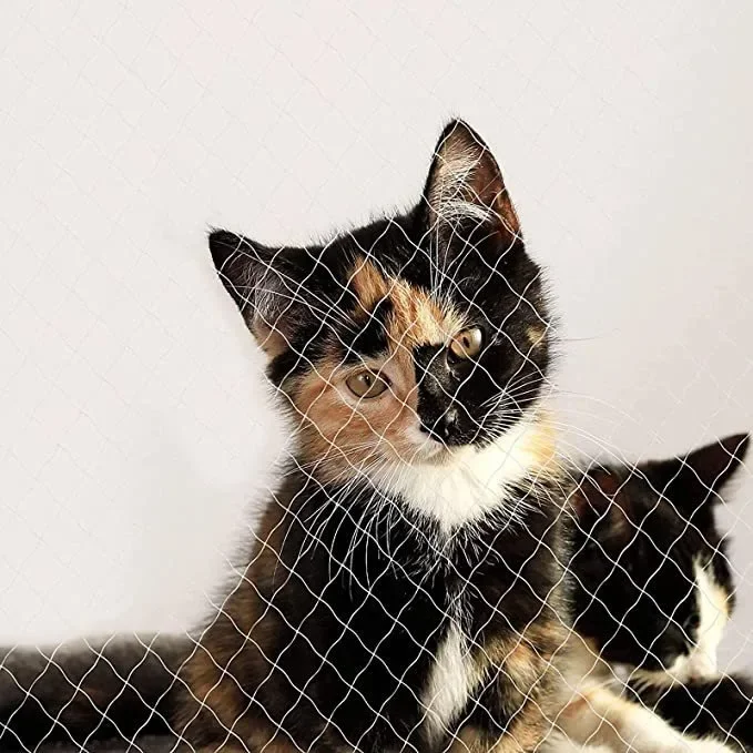 Cat Net Pet Protective Cover Floating Window Mesh Plastic Nylon Steel Wire Grid Garden Balcony Safety Fall Prevention Netting Cat Net Pet Protective Cover Floating Window Mesh Plastic Nylon Steel Wire Grid Garden Balcony Safety Fall Prevention Netting