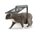 Pet Gate Cat Door Safe Lockable Magnetic Screen Outdoor Dogs Cats Window House Enter Freely Fashion Pretty Garden Easy Install - Image 2