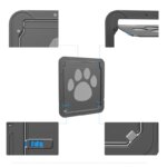 Pet Gate Cat Door Safe Lockable Magnetic Screen Outdoor Dogs Cats Window House Enter Freely Fashion Pretty Garden Easy Install - Image 4