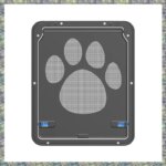 WON Dog Door Flap Gate Opener Controlled Entry Electronic Screen Window Protector Wall Mosquito Net (Small) - Image 3