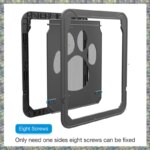 WON Dog Door Flap Gate Opener Controlled Entry Electronic Screen Window Protector Wall Mosquito Net (Small) - Image 5