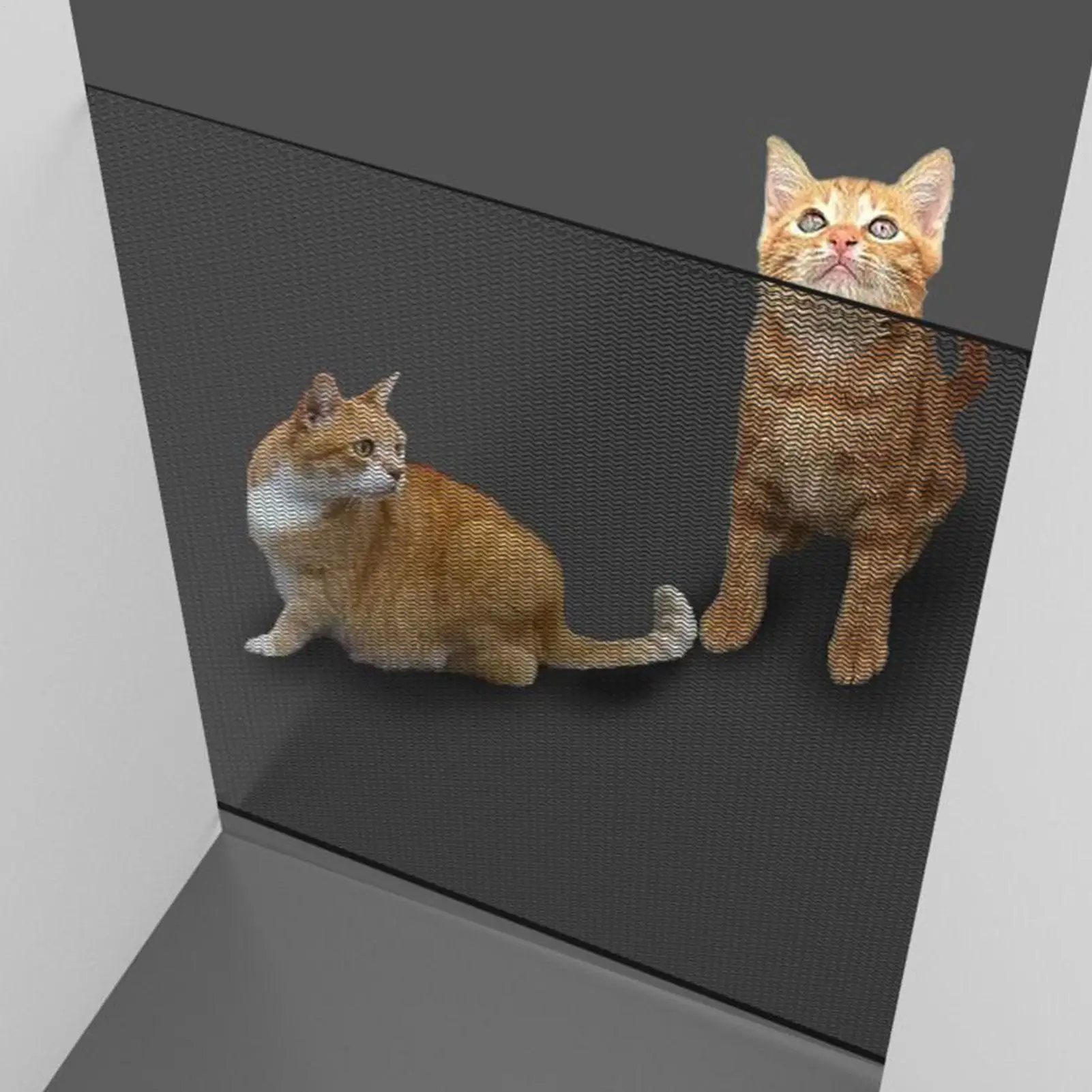 Retractable Pet Gate Dog Retractable Gate No-Drill Childproof Net Fence Cat Baffle for Indoor Staircase Patio Fireplace Deck