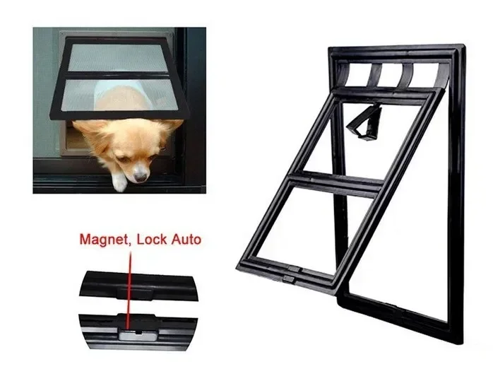 Home Lockable Dog Screen Door Pet Cat Screen Door Plastic Pet Door for Mosquito Proof Screen Window Security Flap Gate Dog Fence Home Lockable Dog Screen Door Pet Cat Screen Door Plastic Pet Door for Mosquito Proof Screen Window Security Flap Gate Dog Fence