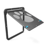 A59T Pet Kitty Dog Door Flap Gate Opener Controlled Entry Electronic Screen Window Protector Wall Mosquito Net(Small:24cmx29cm)