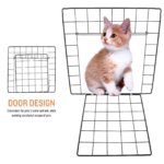 Assemble Cat Cage Accessories Diy Pet Fence Door For Pets Piece Dog Puppy Crate Multifunctional Iron Assemble Baby Flat - Image 6