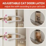 Cat Door Holder Latch Adjustable Dog Door Stopper Elastic Gate Lock Flex Latch Strap Keep Dog Out From Entering Pet Gate Supply - Image 5