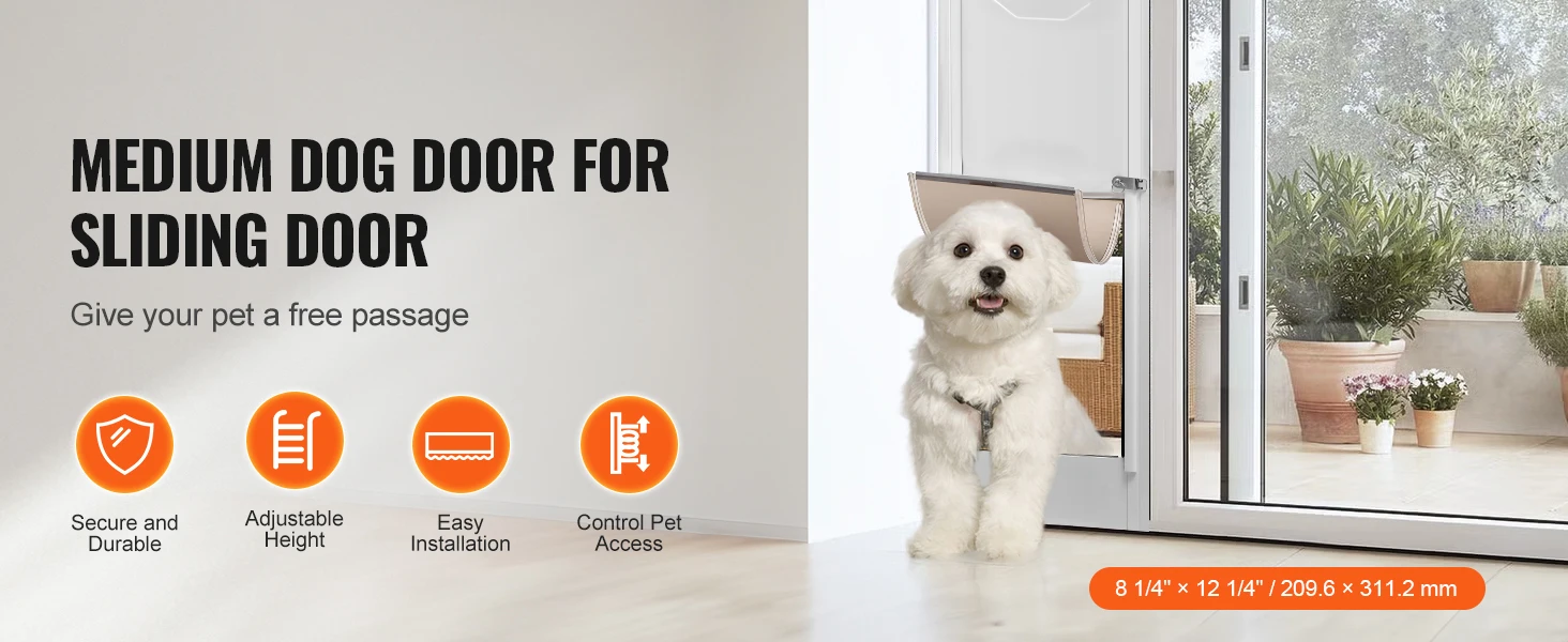 SucceBuy Dog Door Sliding Glass Door Adjustable Height Doggy Door Sliding Doors Aluminum Frame Tempered Glass Pet Door SucceBuy Dog Door Sliding Glass Door Adjustable Height Doggy Door Sliding Doors Aluminum Frame Tempered Glass Pet Door