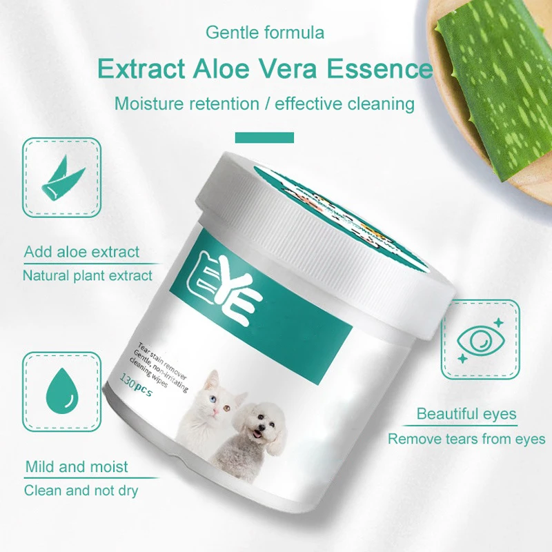 Pet Eye Wipes Cats And Dogs Tearmark Wet Wipes Cats And Dogs Universal No Irritation Cleaning Products 130 Canned Wipes Pet Eye Wipes Cats And Dogs Tearmark Wet Wipes Cats And Dogs Universal No Irritation Cleaning Products 130 Canned Wipes