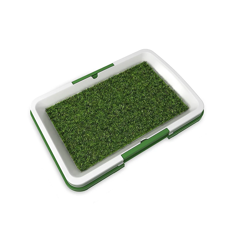 Pet Dog Toilet Artificial Grass Dog Potty Splashproof Washable Reusable Pee Pads Dog Training Toilet Puppy Pad Tray Pet Supplies