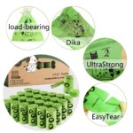 Certified Compostable Dog Poop Bags Biodegradable Poop Bags for Dog Leakproof Plant Based Extra Thick Eco-Friendly Pet Waste bag - Image 4