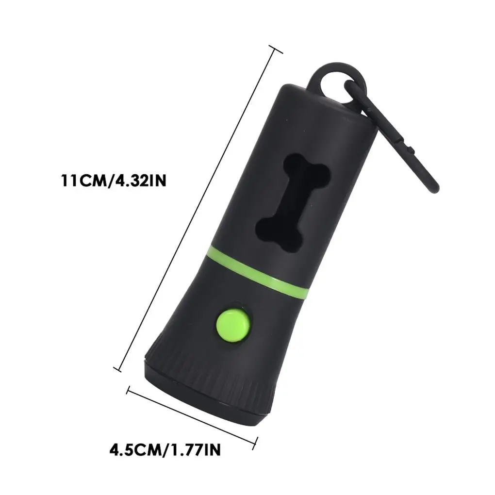 Waste Bags Dispenser Flashlight Poop Connection Holder Pet Litter Box with Light Pet Leash Pendant Outdoor Equipment Dog Waste Bags Dispenser Flashlight Poop Connection Holder Pet Litter Box with Light Pet Leash Pendant Outdoor Equipment Dog