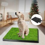 Pet Dog Toilet Portable Dog Potty Pan Anti-Splash 3 Layer Synthetic Grass Mesh Tray Toilet Puppy Kitten Urine Cleaning Tool - Image 4