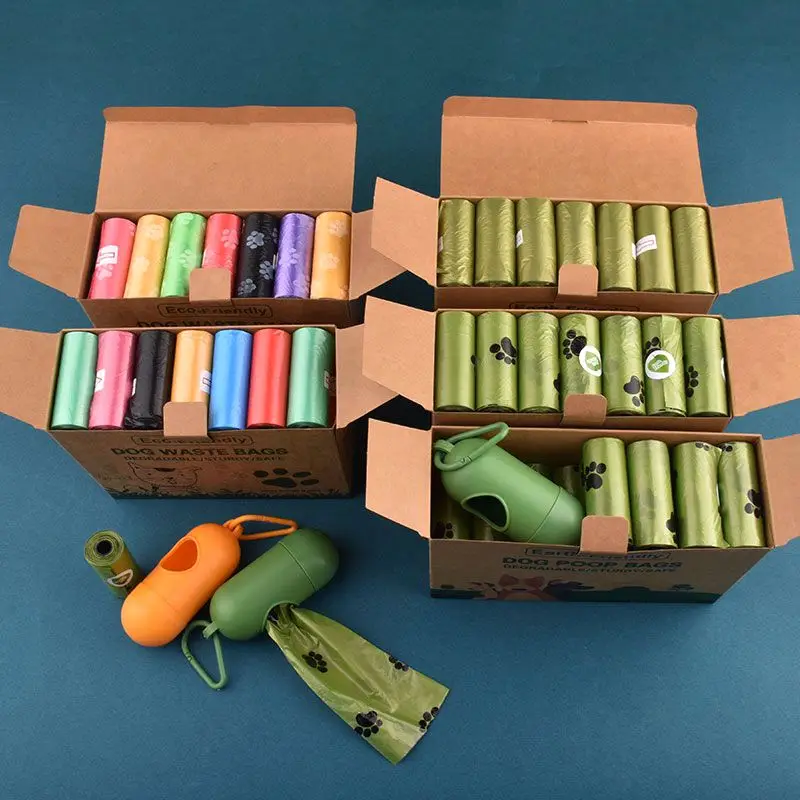 123805-hoxif8.jpg Pet Biodegradable Trash Bag 36-42 Rolls Dog Poop Bags Bulk cented Poo Bag Degradable Cat Waste Bags Dog Poop Dispenser - Image 1