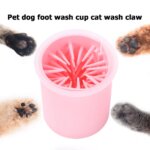 Portable Dog Cat Dirty Paw Cleaner Cup Pet Puppy Kitten Soft Feet Washer Bucket - Image 2