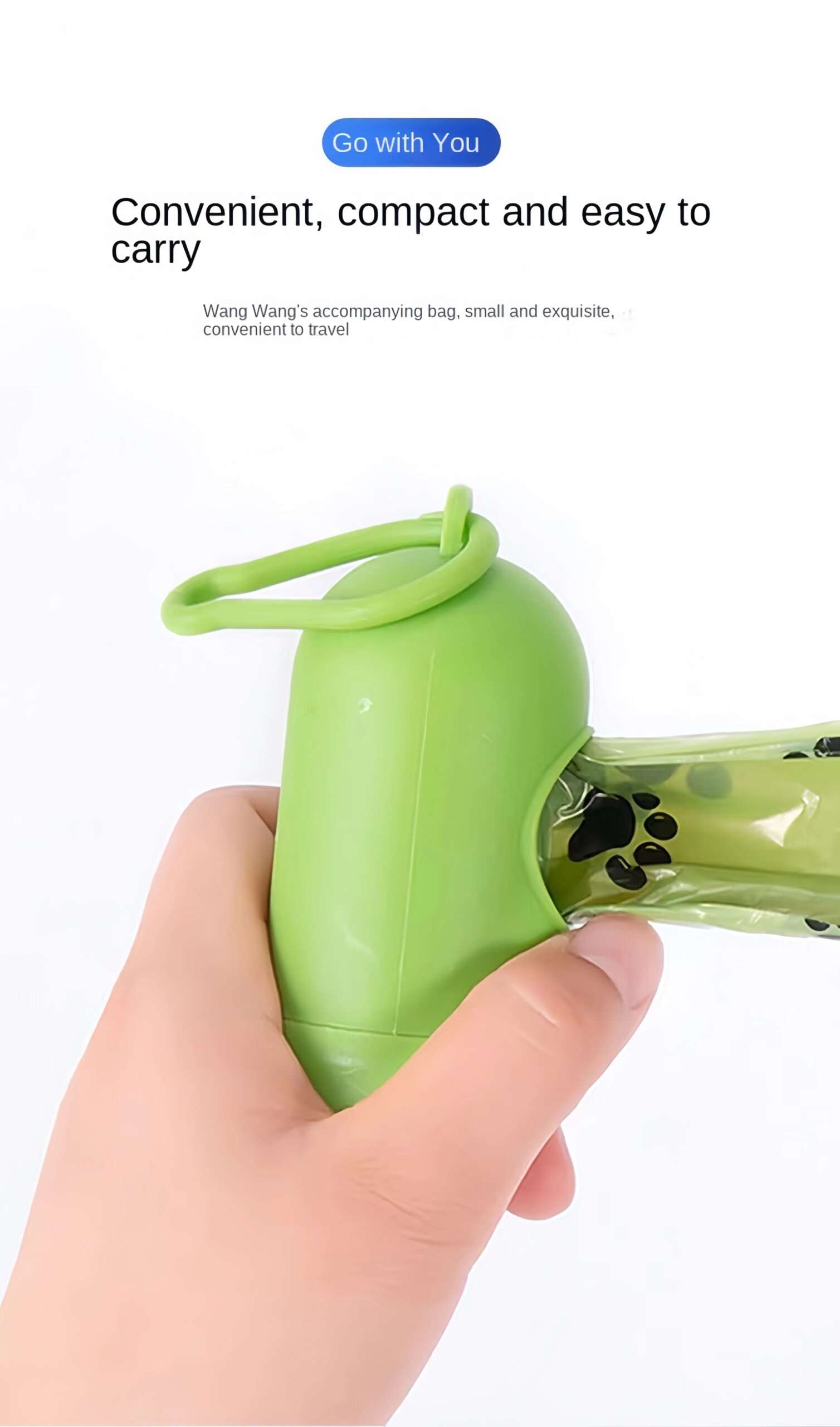 Dog Poop Bag Biodegradable Pet Dog Poop Bag Zero Waste Dog Pooper Bags Paw Doggy Litter Poop Bag Dog Poop Bag Dispenser