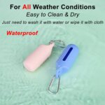 Silicone Dog Poop Bags Holder dog bags dispenser walking stand portable feces collection bag hanging ring silicone storage box - Image 5