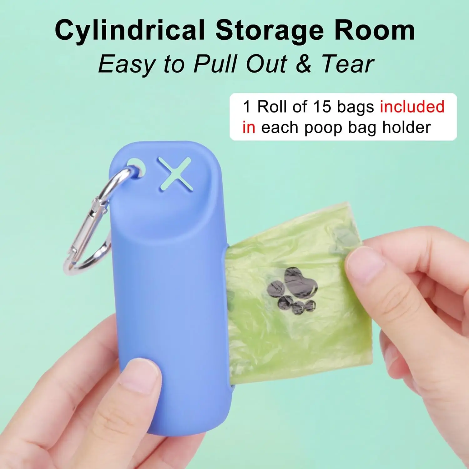 Silicone Dog Poop Bags Holder dog bags dispenser walking stand portable feces collection bag hanging ring silicone storage box Silicone Dog Poop Bags Holder dog bags dispenser walking stand portable feces collection bag hanging ring silicone storage box