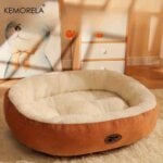 Plush Oval Pet Bed for Dogs and Cats, Thickened achine Washable All-Season Dog Cat Cushion for Small Medium Large Breeds - Image 2