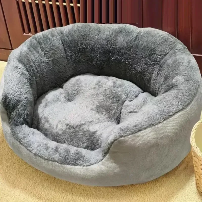 Very Soft Warm Dog Bed Pets Basket Cat House Sofa for Medium Large Dog Sofa Bed Cushion Dog Bed House Pet Supplies Accessories