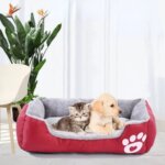 Large Square Nest L-3XL Pet Large Dog Bed for Medium Dogs Soft Fleece Nest Big Dog Sofa Bed Winter Warm Cat House for Pet - Image 3