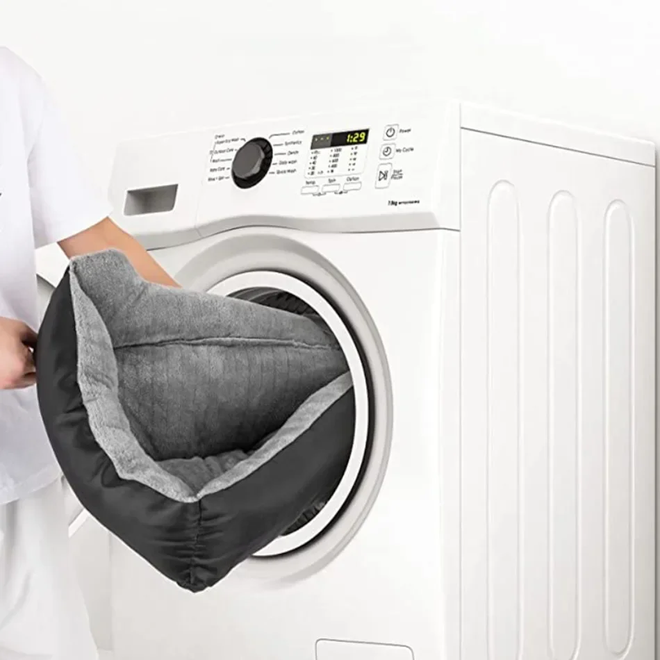 Large Square Nest L-3XL Pet Large Dog Bed for Medium Dogs Soft Fleece Nest Big Dog Sofa Bed Winter Warm Cat House for Pet