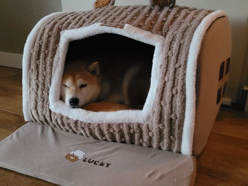 winter Dog Kennel Warm Dog House Mat Detachable Washable Dogs Bed Nest Deep Sleep Tent for Medium Large Dogs House dog Supplies