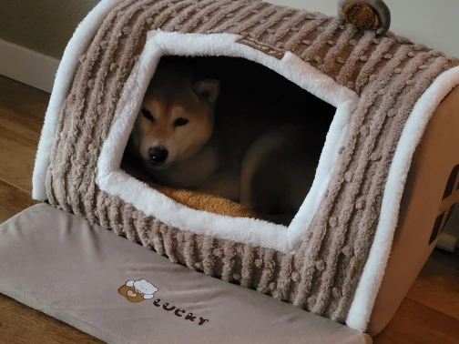 winter Dog Kennel Warm Dog House Mat Detachable Washable Dogs Bed Nest Deep Sleep Tent for Medium Large Dogs House dog Supplies