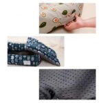 Plaid Printing Soft Removable&Washable Dog Bed Fabric Skin-Friendly Cotton&Linen Breathable Pet Sofa Square Cat Litte Dog Bed - Image 5