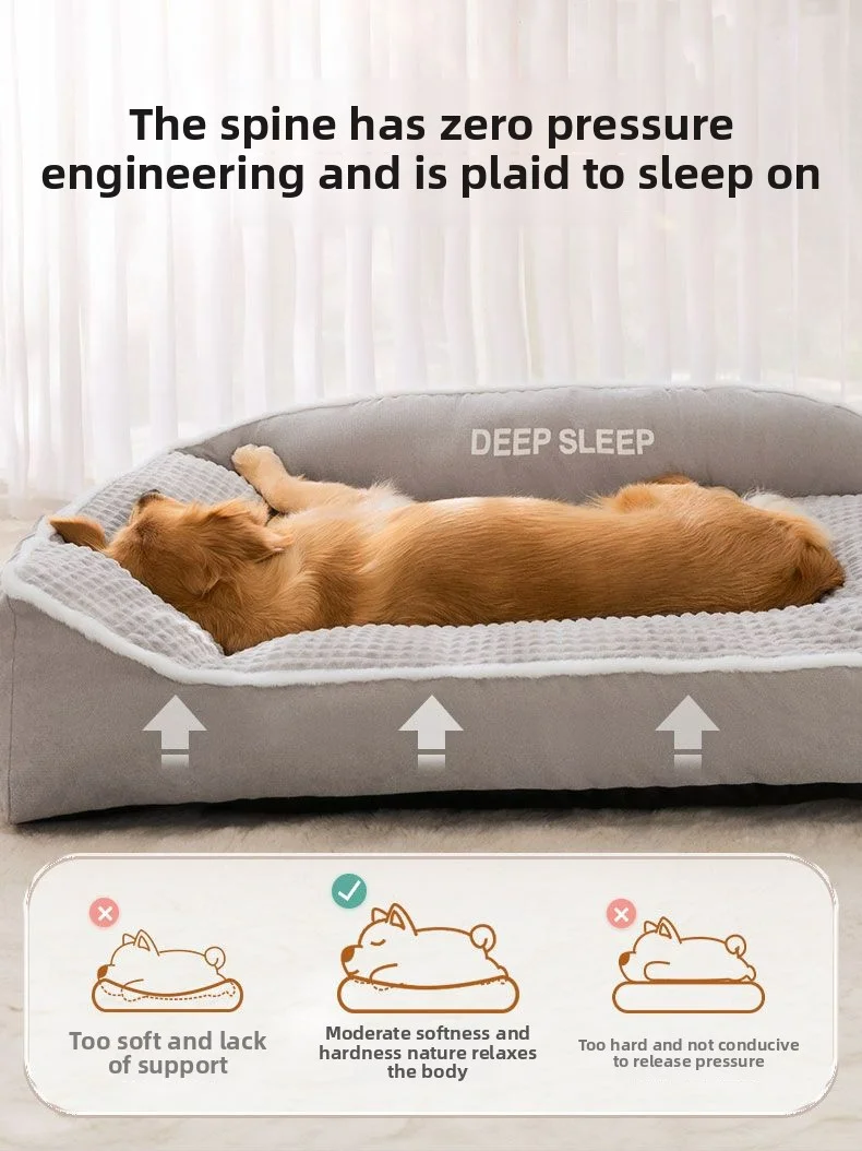 New Cat Bed Dog Pet Bed Kennel Non-Slip Winter Warm Small Dog Kennel Sleeping Removed Washed Soft Puppy Cushion Cat Supplies